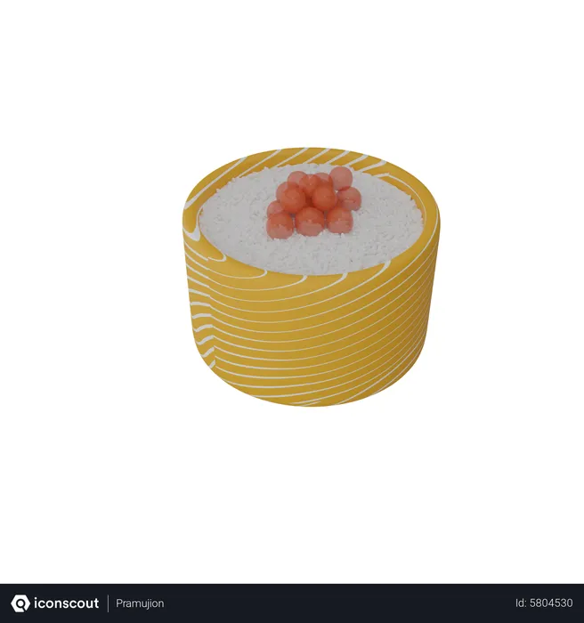 Free Sashimi  3D Icon