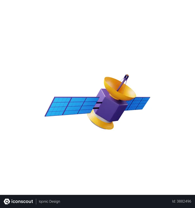 Free Satélite  3D Illustration