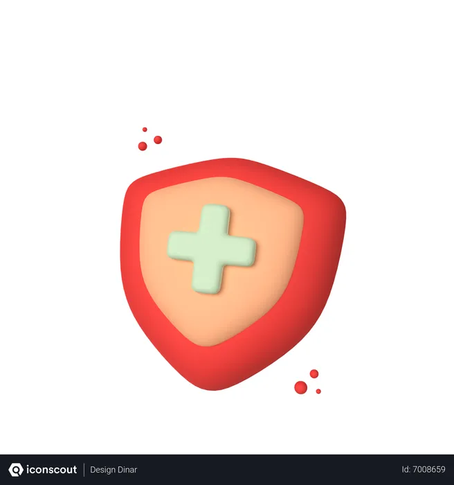 Free Seguro de salud  3D Icon