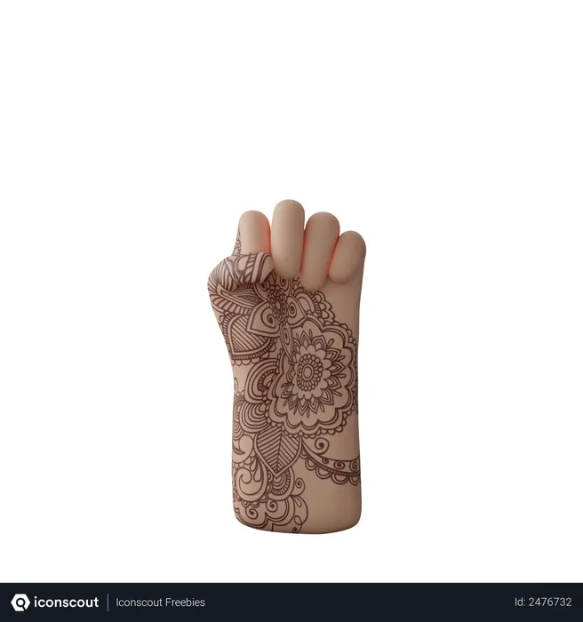 Free Signe de poing de solidarité  3D Icon