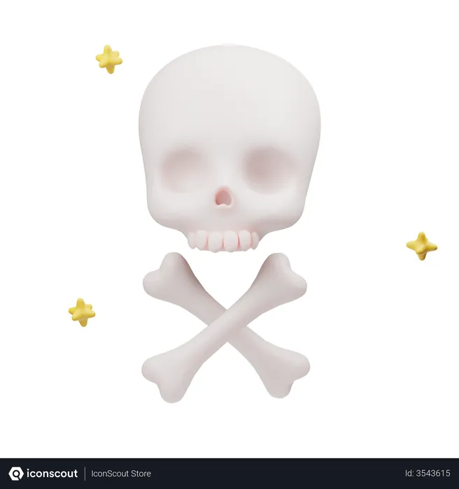 Free Skull  3D Icon