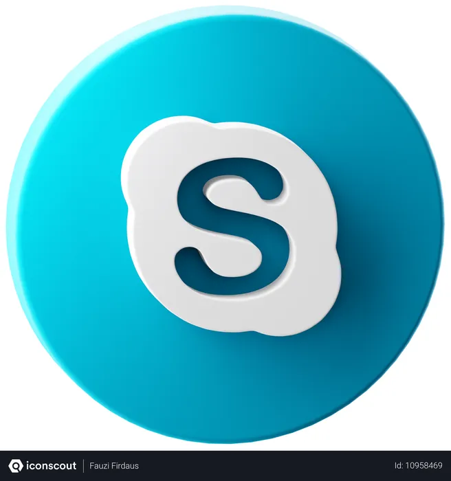 Free Skype  3D Icon