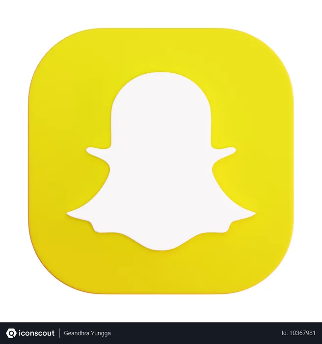 Free Snapchat  3D Icon