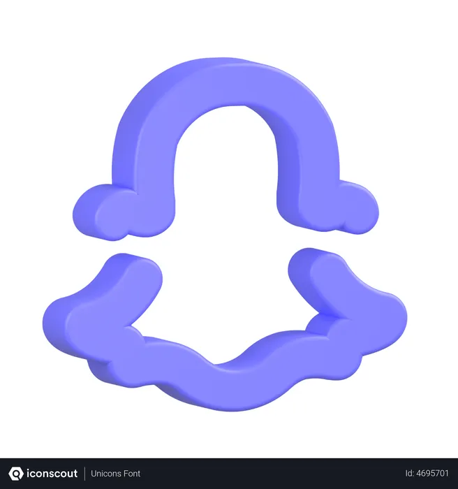 Free Snapchat-3 Logo 3D Icon