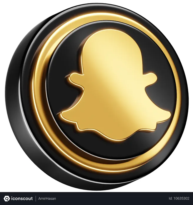 Free Snapchat Logo 3D Icon