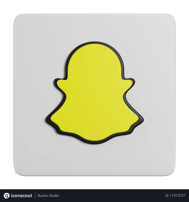 Free Snapchat  3D Icon