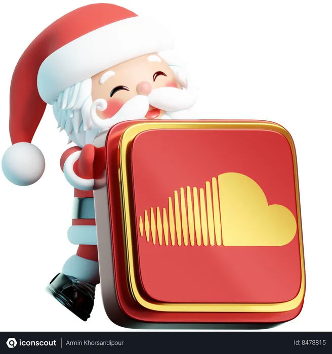 Free Soundcloud Logo 3D Icon