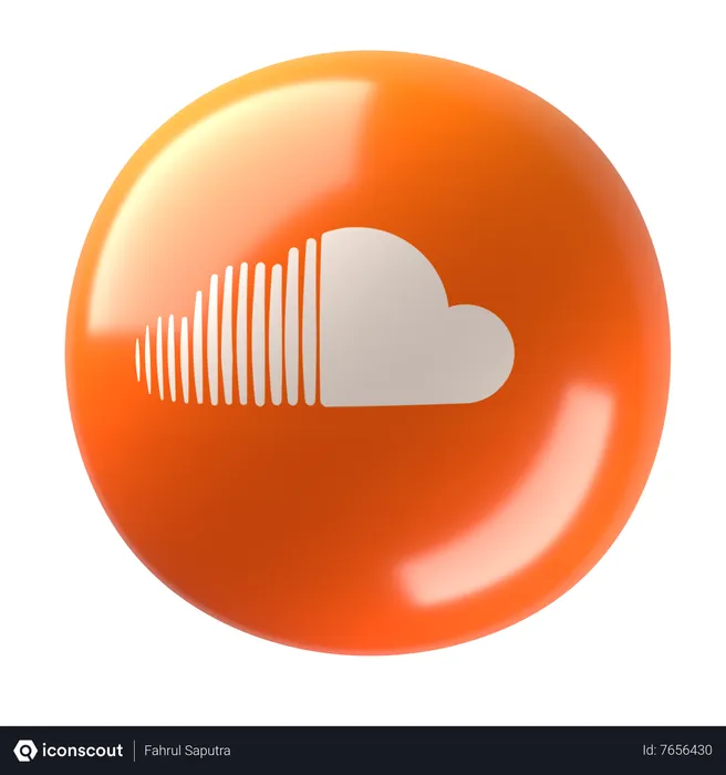 Free Soundcloud Logo 3D Icon