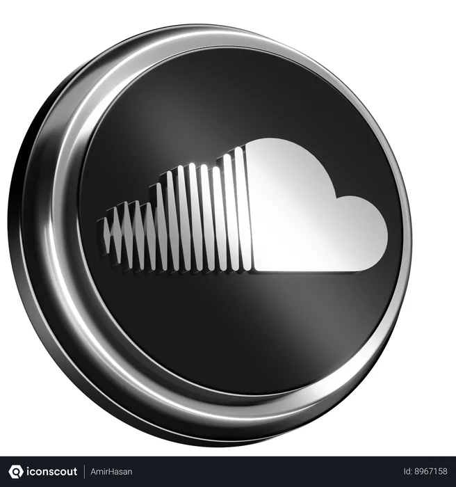 Free Soundcloud Logo 3D Icon