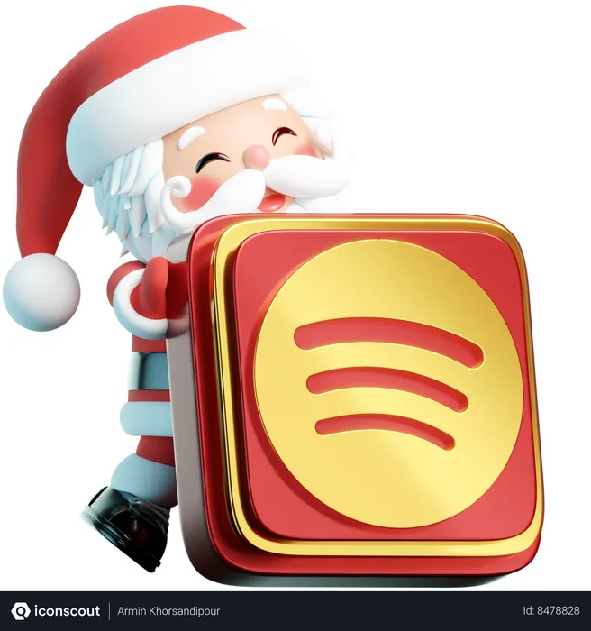 Free Spotify Logo 3D Icon