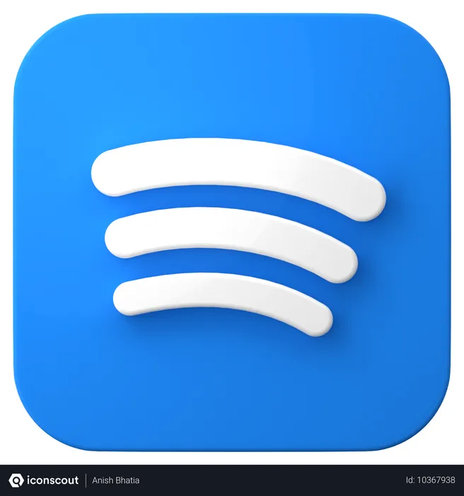 Free Spotify Logo 3D Icon