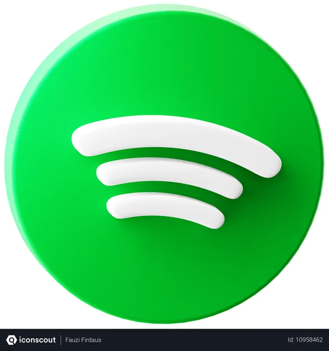 Free Spotify  3D Icon