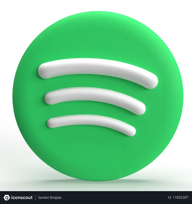 Free Spotify  3D Icon