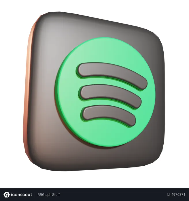 Free Spotify Logo Logo 3D Logo download in PNG, OBJ or Blend