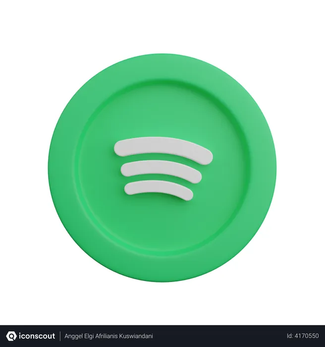 Free Spotify Logo Logo 3D Logo