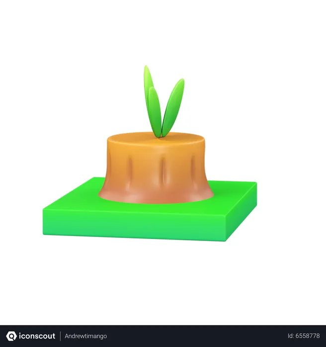 Free Sprout  3D Icon