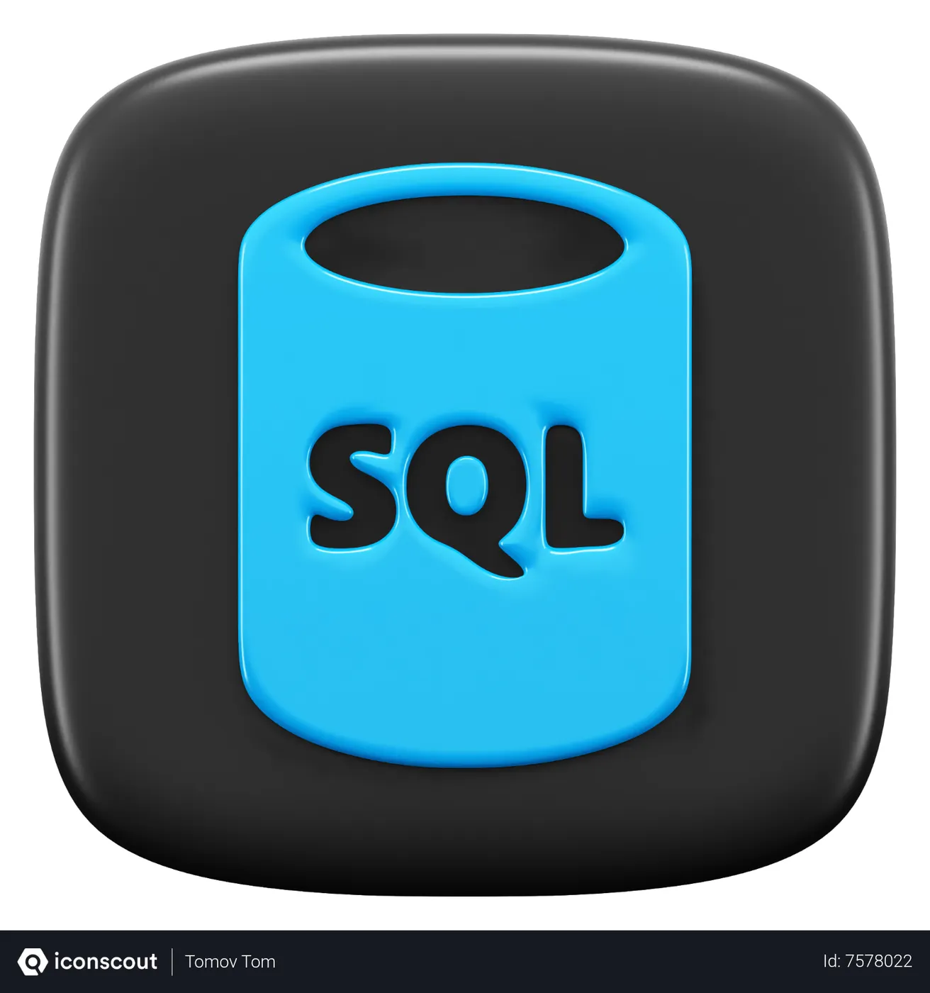 Free SQL 3D Icon - Free Download Logos 3D Icons | IconScout