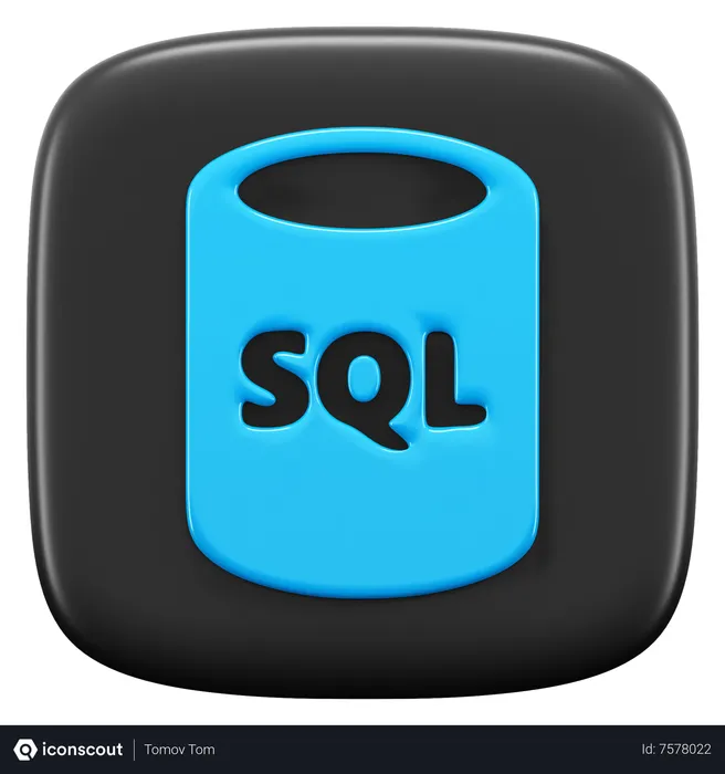 Free SQL Logo 3D Icon