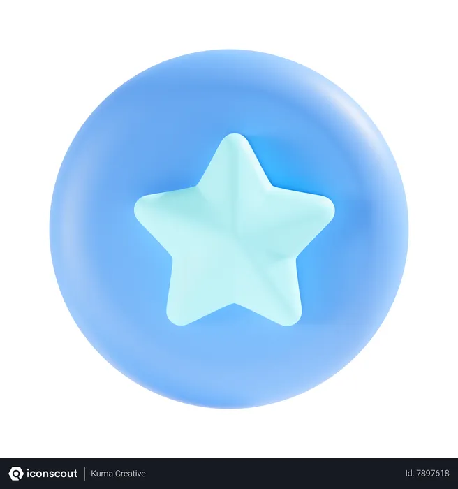 Free Star  3D Icon