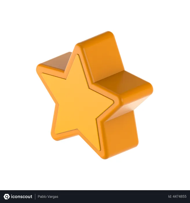 Free Star  3D Icon