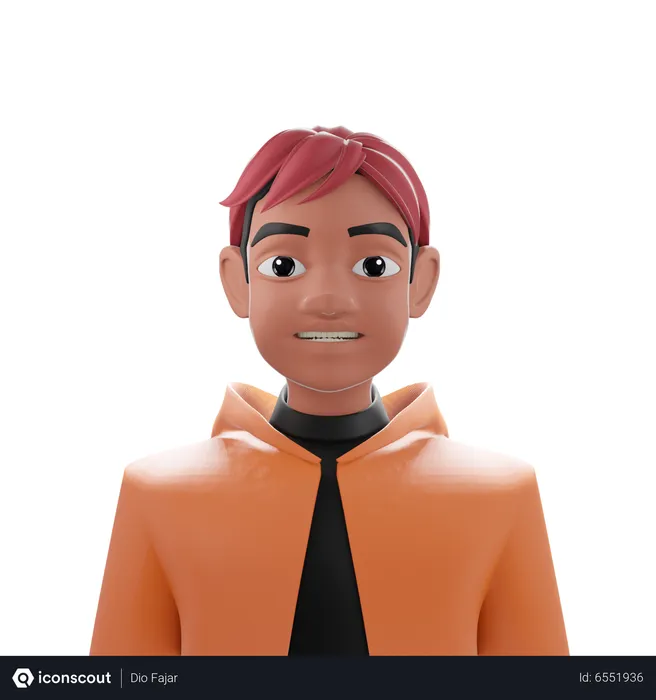 Free Stylish Boy  3D Icon