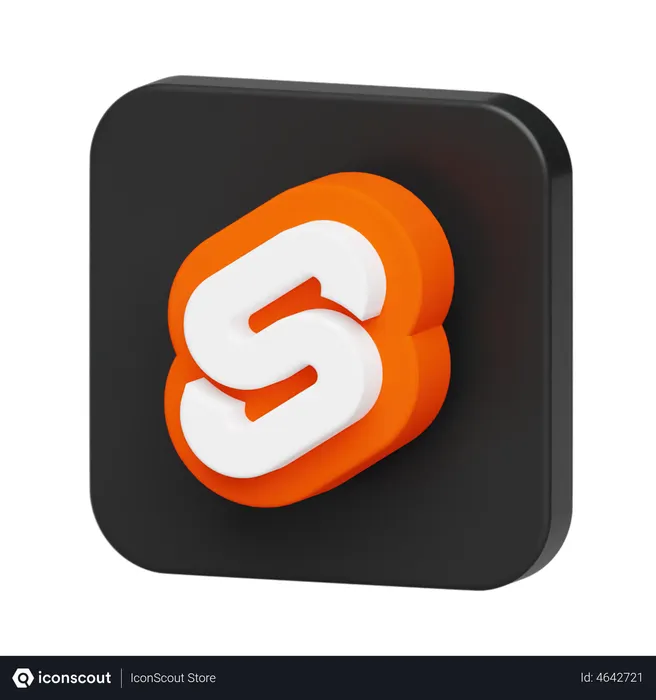 Free Svelte Logo Logo 3D Illustration