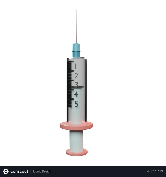 Free Syringe  3D Illustration