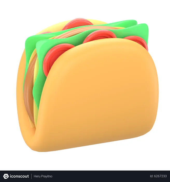 Free Taco  3D Icon