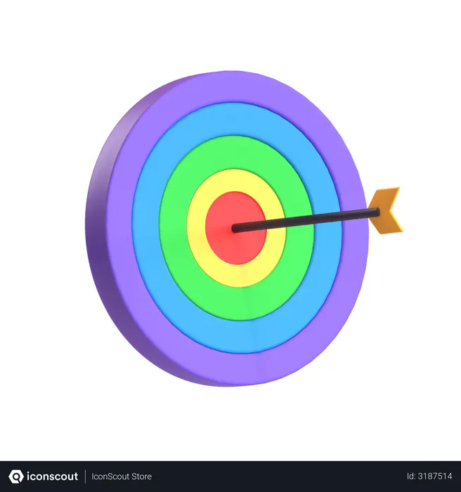 Free Target  3D Icon