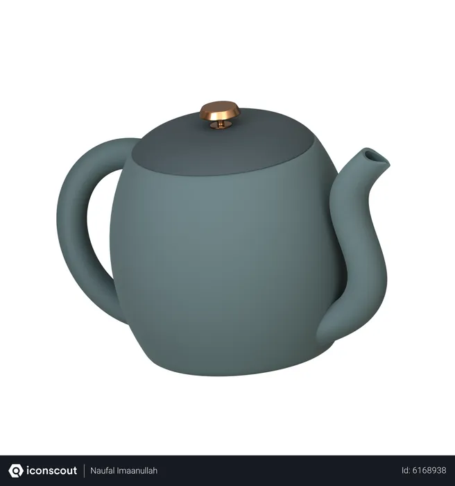 Free Tea Pot  3D Icon