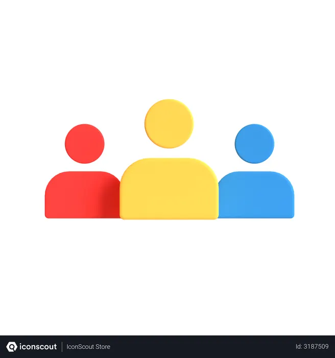 Free Team  3D Icon