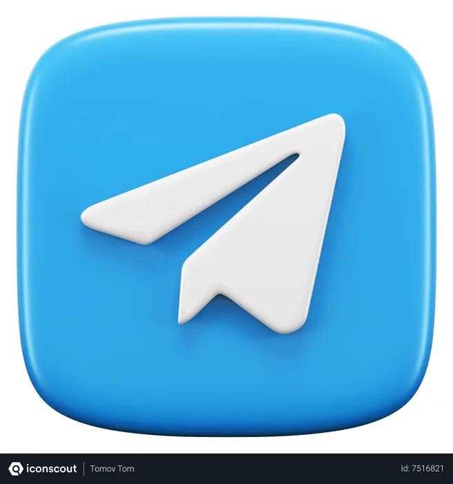 Free Telegram 3D Icon - Free Download Logos 3D Icons | IconScout