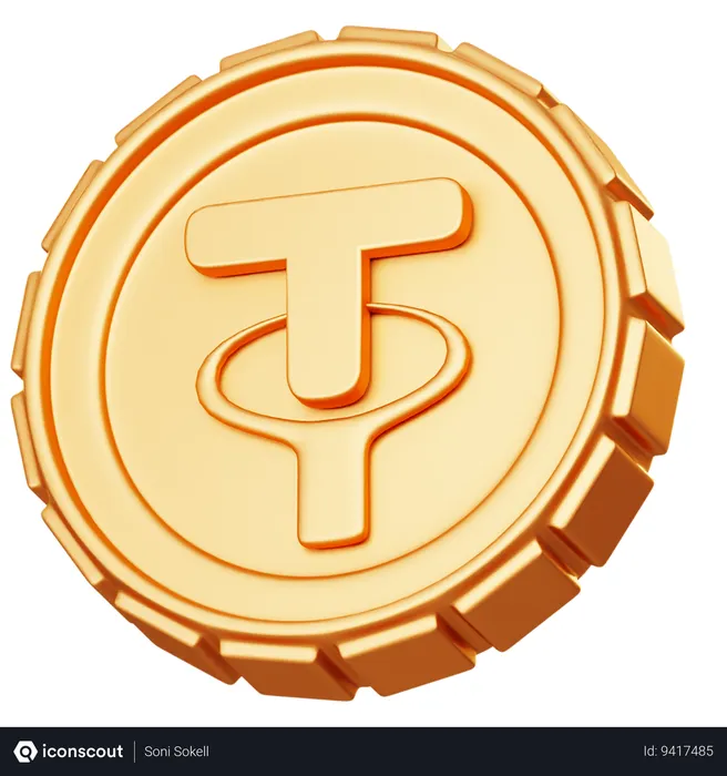 Free Tether USDT  3D Icon