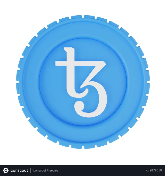 Free Tezos  3D Illustration