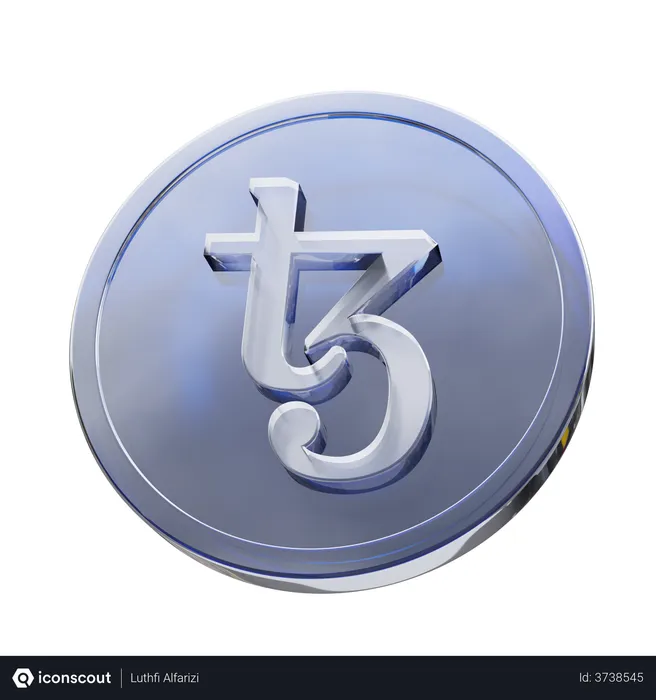 Free Tezos  3D Illustration