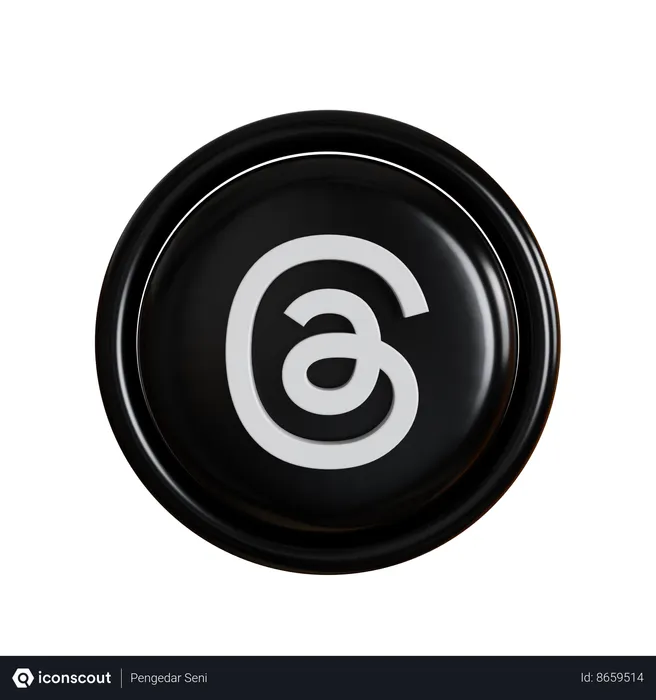 Free Thread Logo 3D Icon