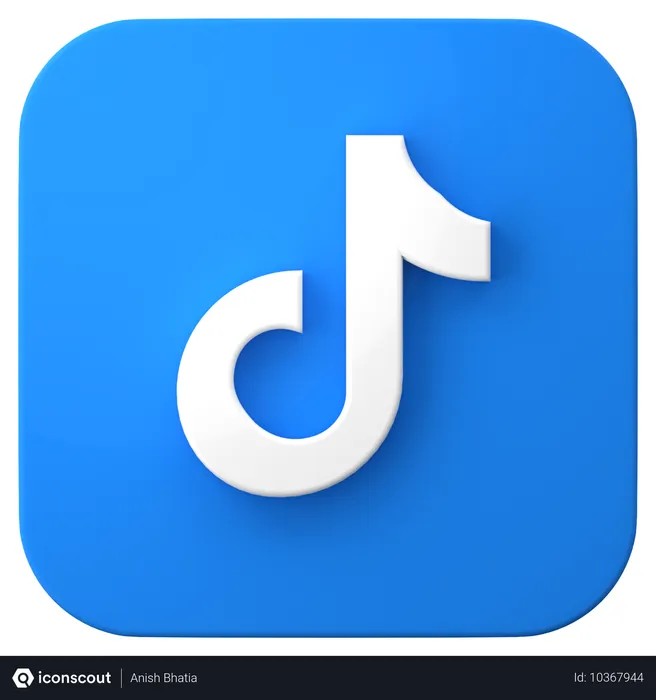 Free TikTok Logo 3D Icon