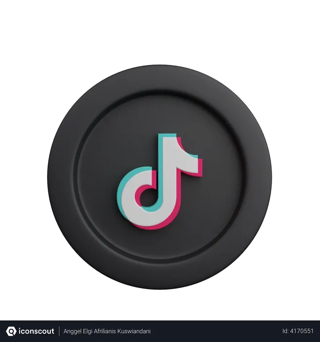 Free Tiktok Logo 3D Logo