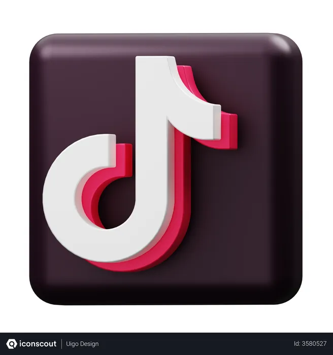 Free Tik Tok Logo 3D Logo