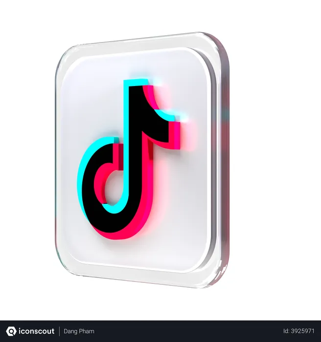 Free TikTok Logo 3D Logo