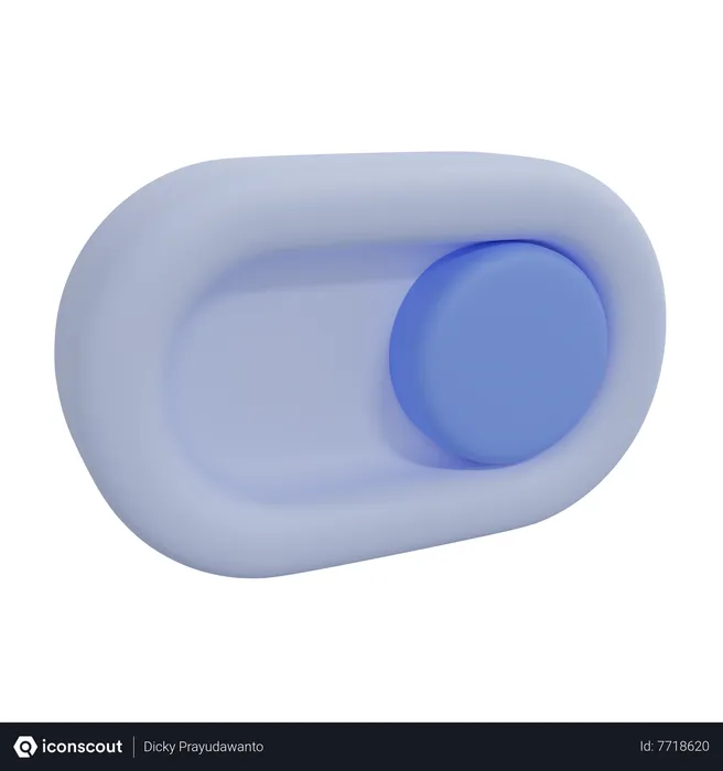Free Toggle Button  3D Icon