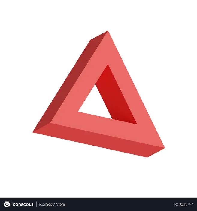 Free Triangle  3D Icon