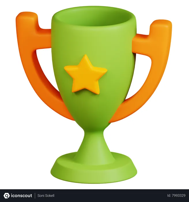 Free Trophy  3D Icon