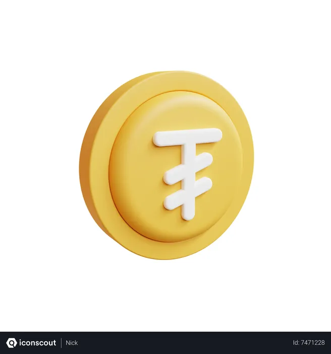 Free Tugrik  3D Icon