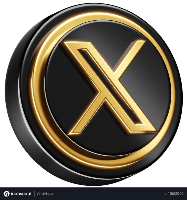 Free Twitter Logo 3D Icon