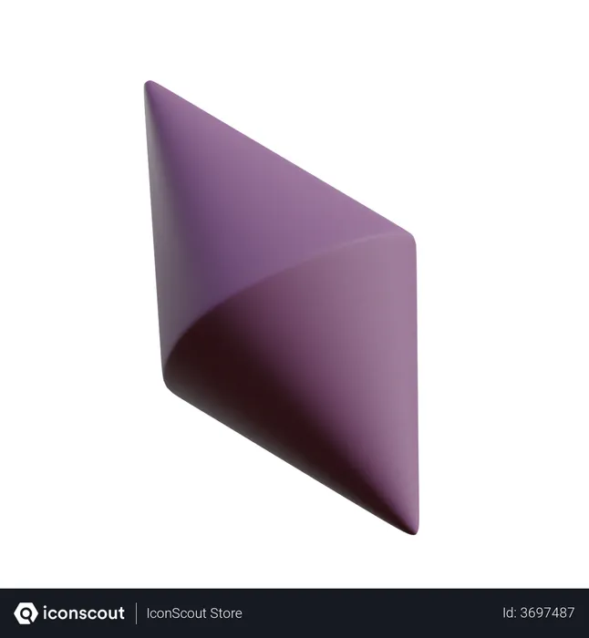 Free Two Ended Cone  3D Icon