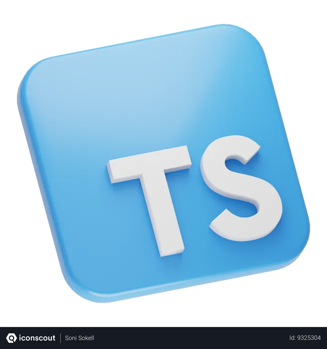 Free タイプスクリプト Logo 3D Icon