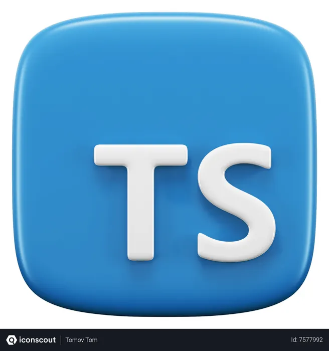 Free TypeScript Logo 3D Icon