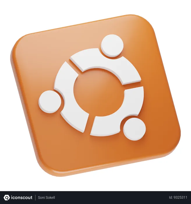 Free Ubuntu 3D Icon - Free Download Logos 3D Icons | IconScout