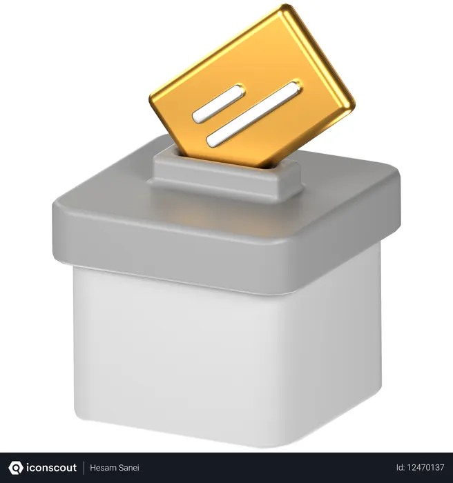 Free Urne électorale  3D Icon
